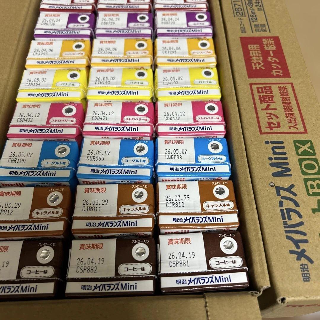 メイバランスミニ 125ml×72本(8種×各3本)