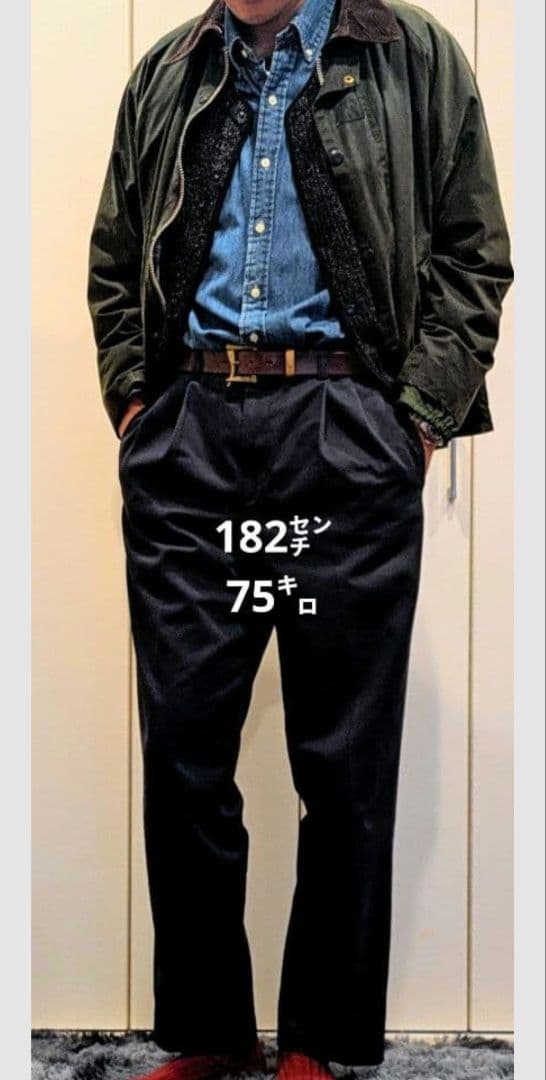 【激レア】当時物Barbour トランスポート、 セージ42（現行40くらい）