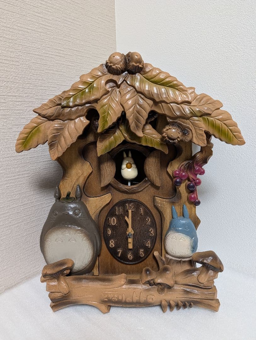 リズム時計 キャラクタークロック となりのトトロ　振り子時計