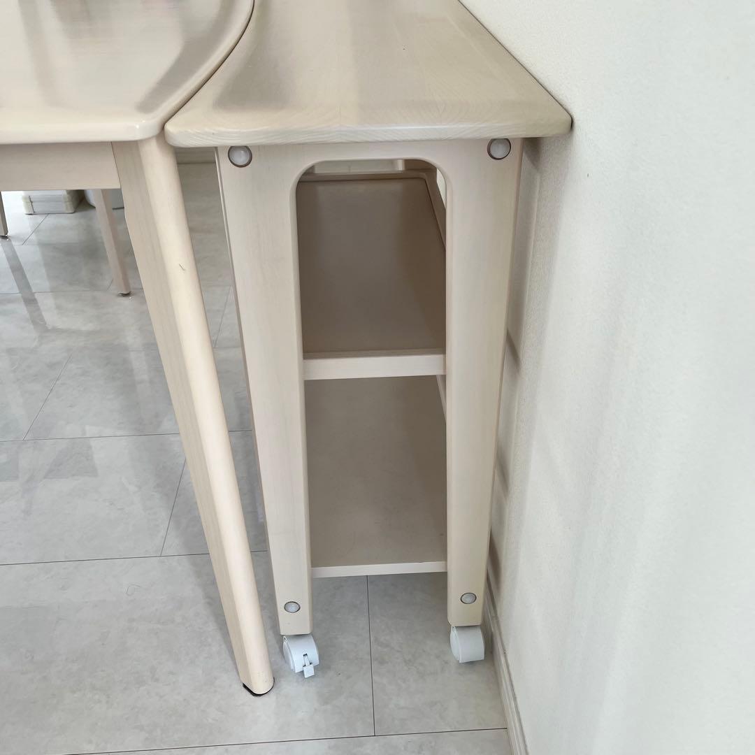 ニトリ｜アルナス｜ダイニングテーブル｜120×80｜ワゴン付き｜※椅子は対象外