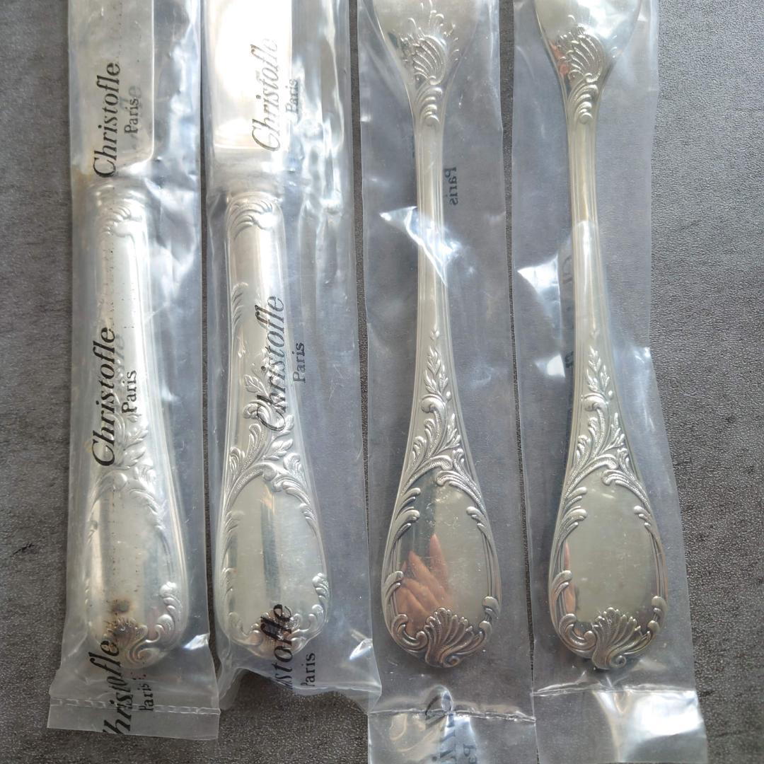 クリストフル マルリー テーブルナイフ テーブルフォーク 未開封 4点