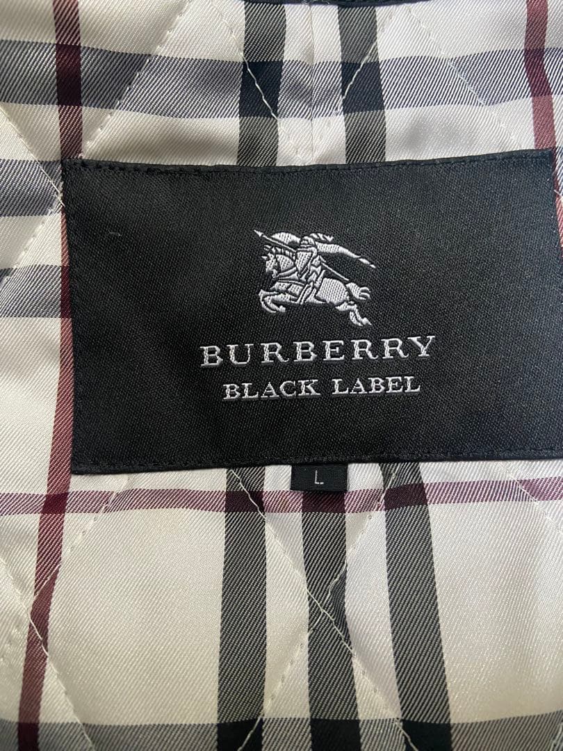 BURBERRY BLACK LABEL トレンチコート Lサイズ グレー