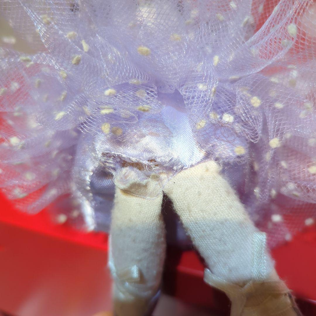 バレリーナオルゴール人形 2体セット ピンクと紫・昭和レトロ可愛い・Sylvia