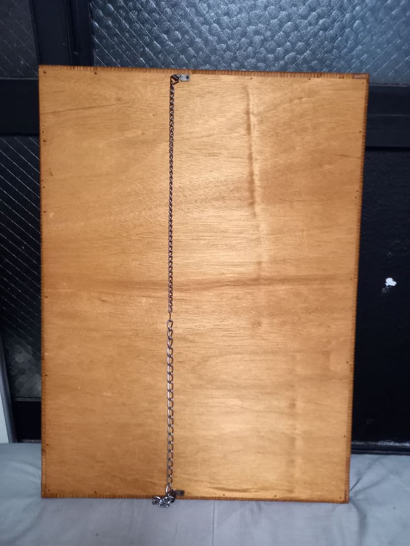 希少　1970's　フレンチ　クラシック　ラタン　フレーム　ウッド　ミラー