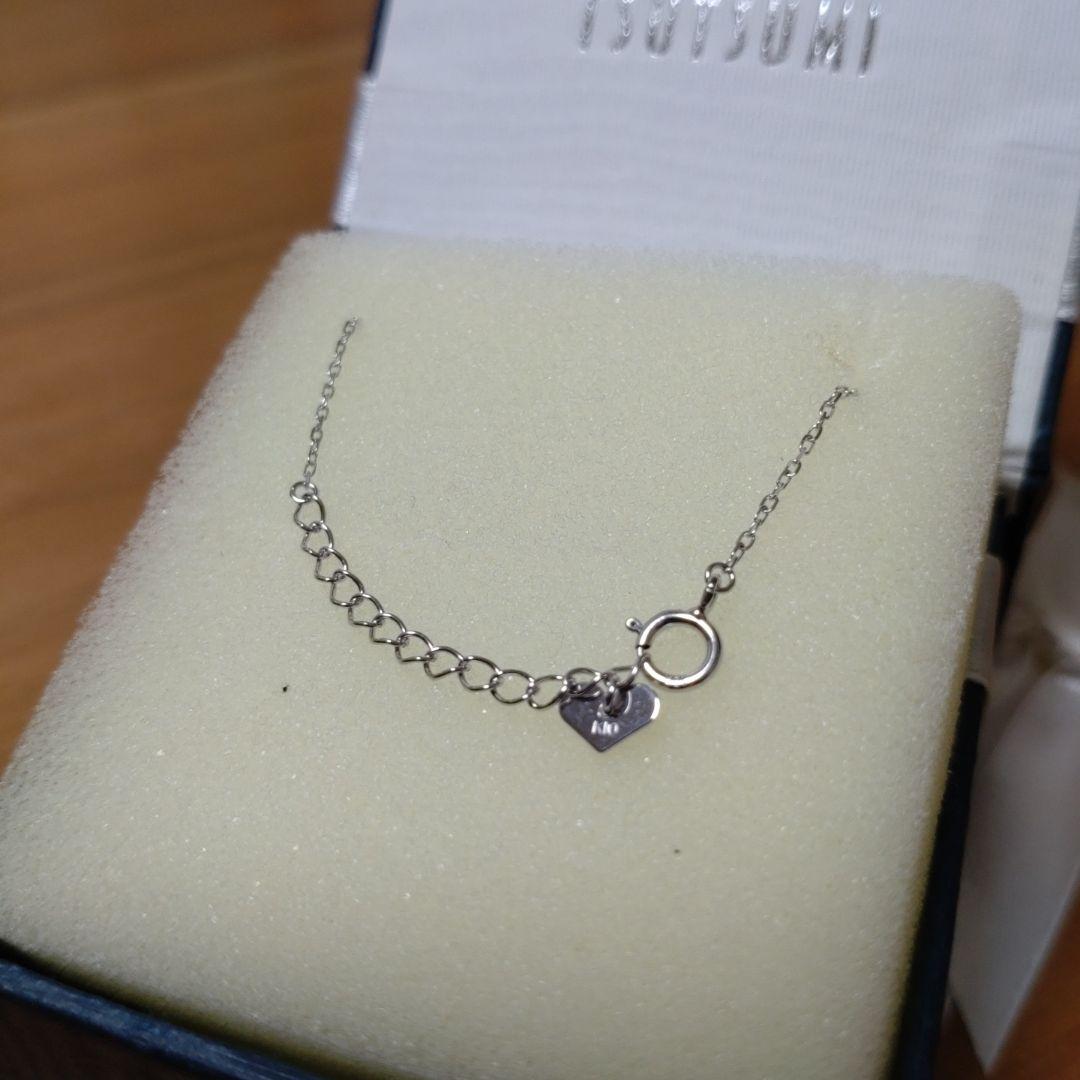 10Kホワイトゴールド ダイヤモンド ブレスレット TSUTSUMI　【新品】