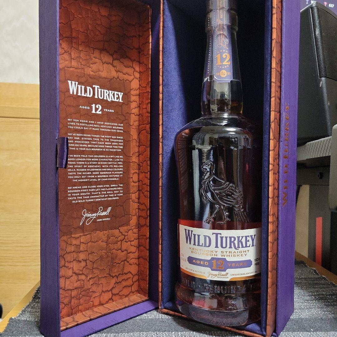 ワイルドターキー12年　箱付き