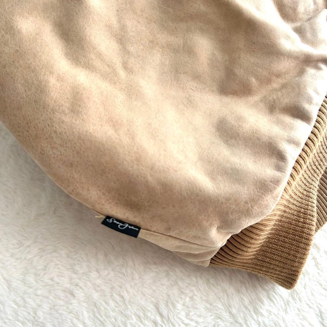 【希少】ショーンジョン リアルレザー ムートンジャケット XL