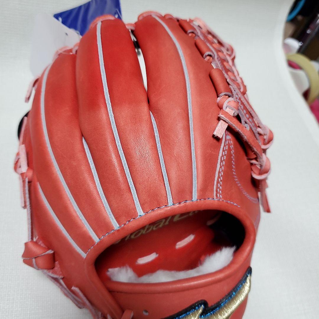 ミズノ グローバルエリート 軟式用グローブ 内野手用サイズ10 [色焼けあり]