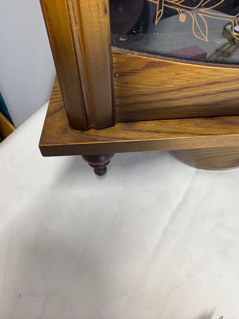 木枠のセイコー製クォーツ 振り子（壁掛け）