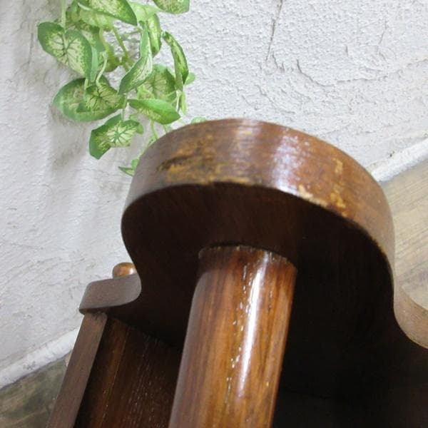 イギリス アンティーク 家具 マガジンラック 新聞/楽譜入れ 収納 6799c