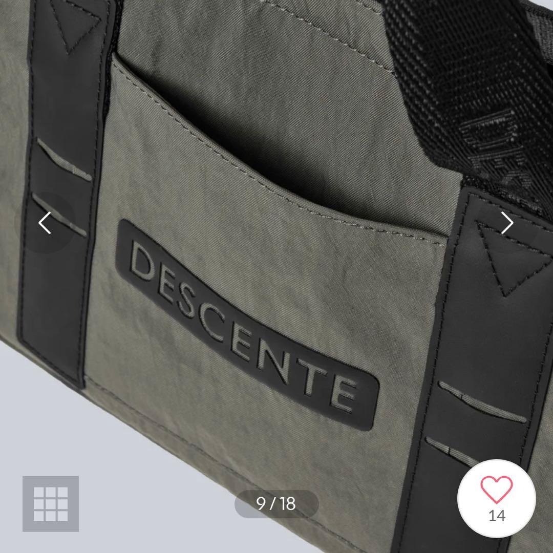 新品タグ付き2025年冬新作デサントゴルフカードバッグ　グレー