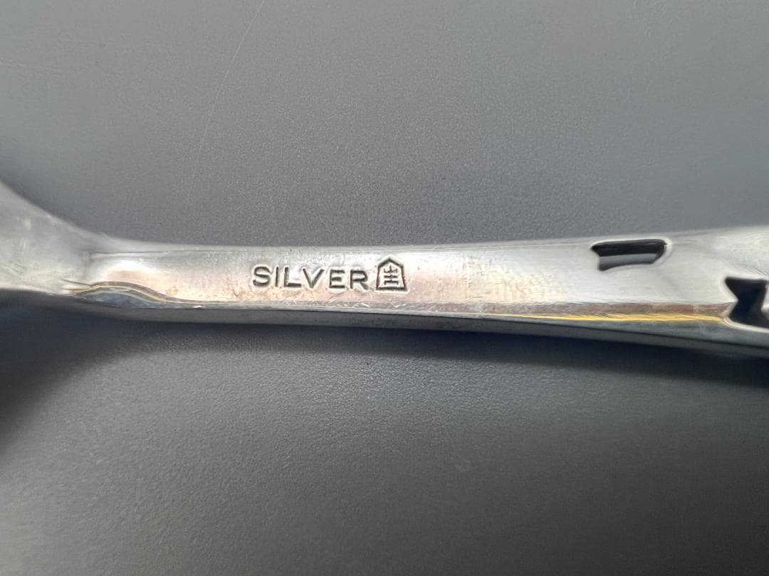 【海】SILVER　刻印　スプーン　6点セット　重量約104g　銀食器 銀細工