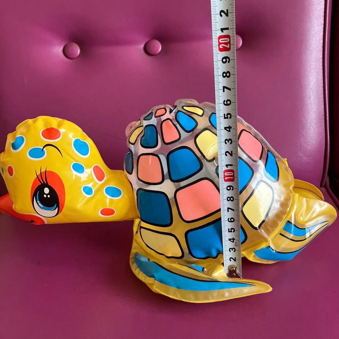 亀さんの空気入り人形 鈴入り、レア 絶版 昭和レトロ