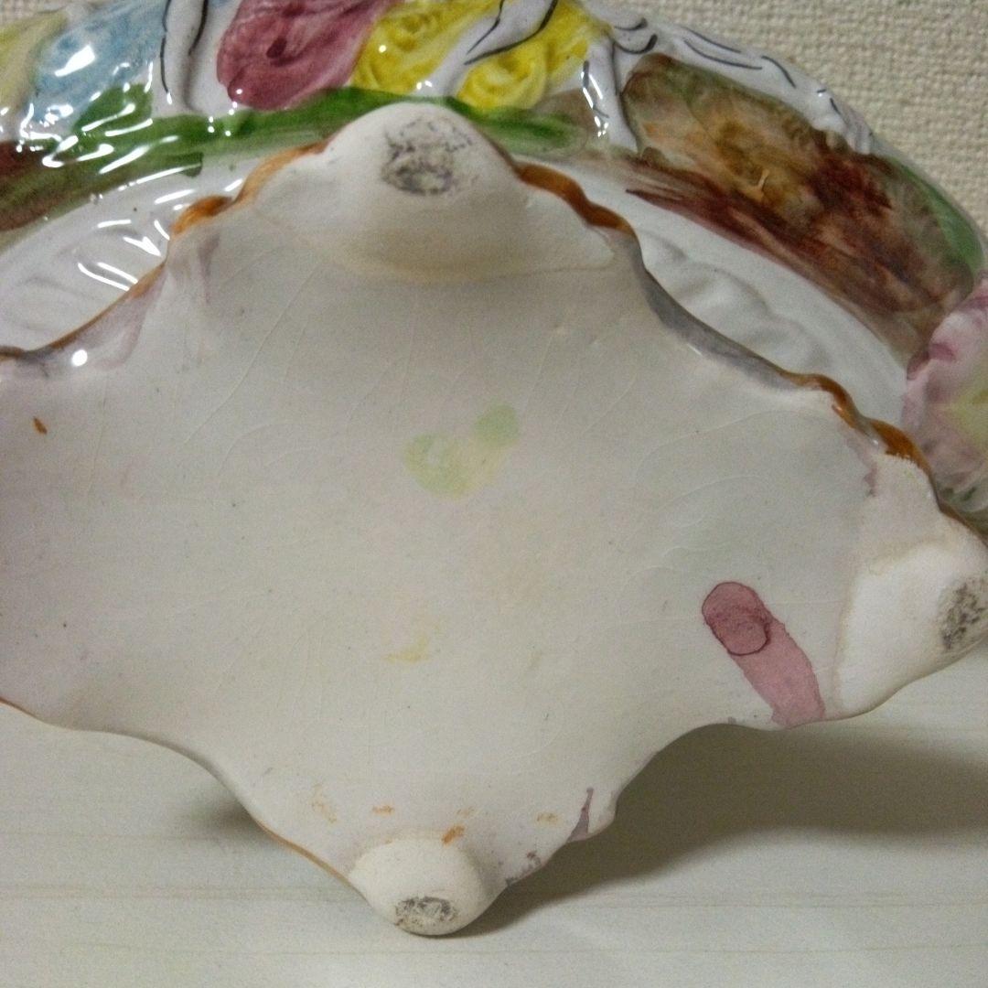 CAPODIMONTEカポディモンテ　イタリア陶器　ヴィンテージ　花瓶