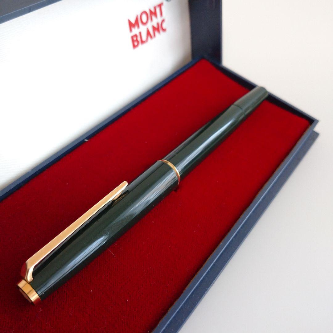 モンブラン　万年　14k グリーン　＋　インク追加可