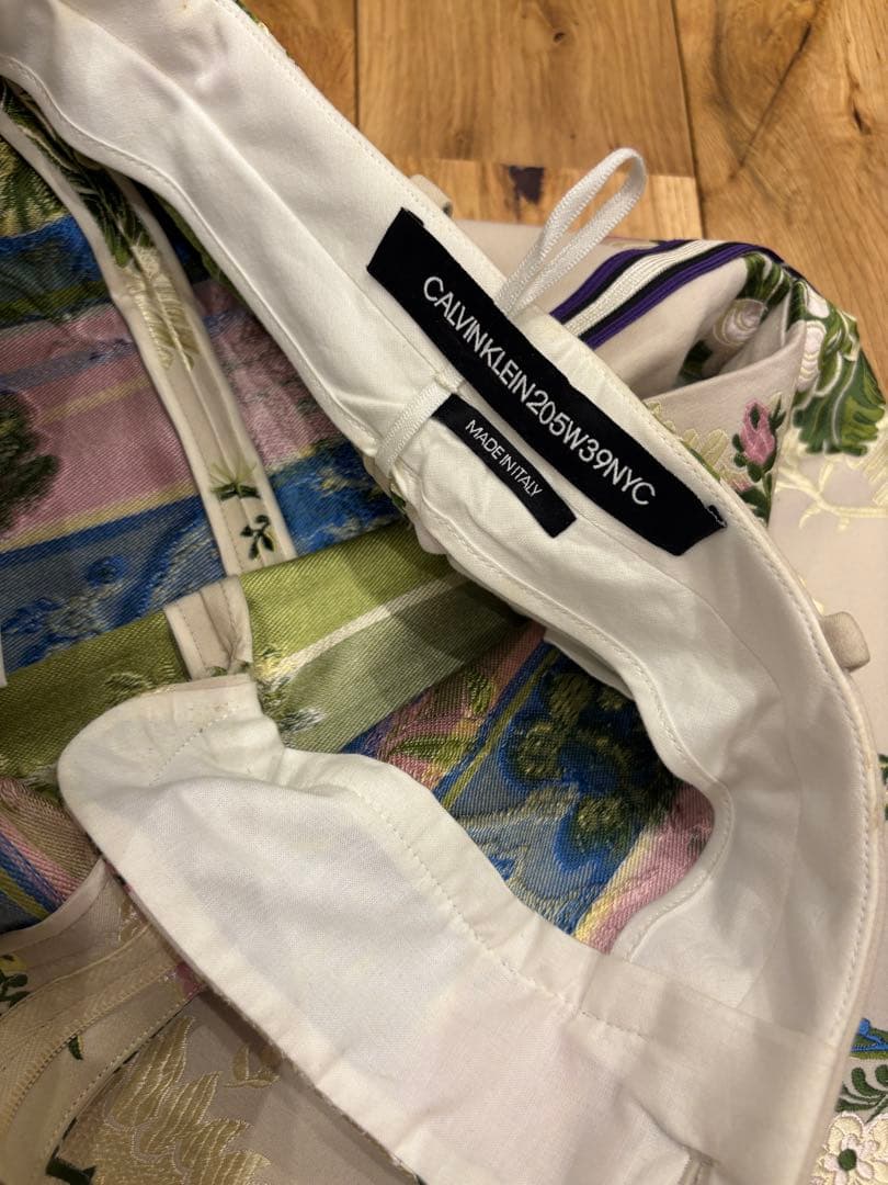 【SALE】ラフシモンズ   総刺繍タイトスカート