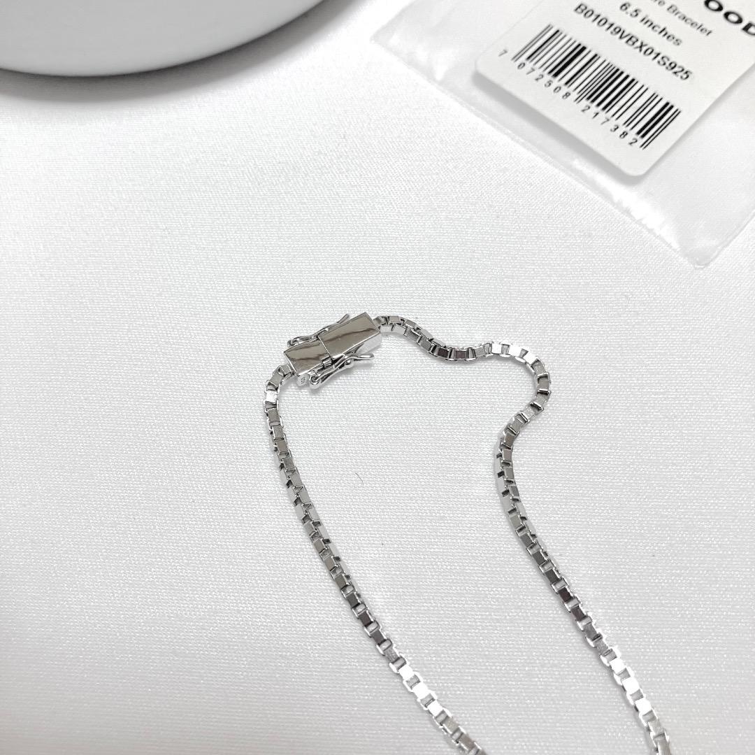 新品 6.5 TOMWOOD スクエアブレスレット 銀 シルバー 16555