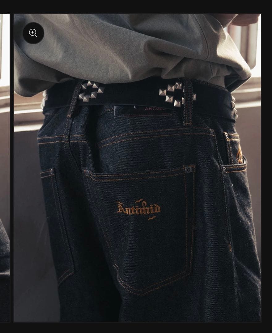 ANTIMID STUDS BELT アンタイミッド スタッズベルト Tig着用