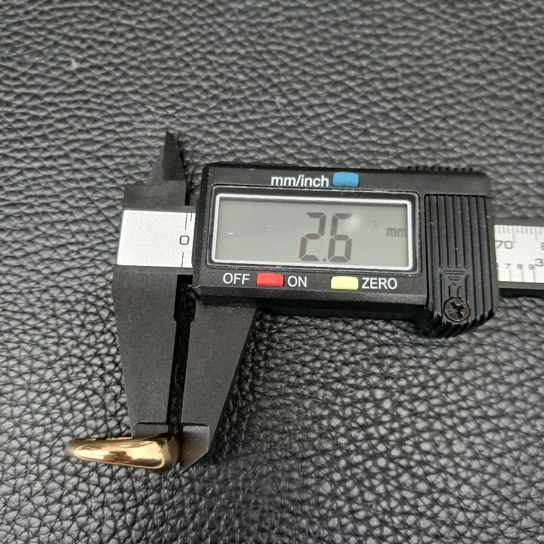 (★B021003) K18 YG リング 指輪 約15-16号 メンズ