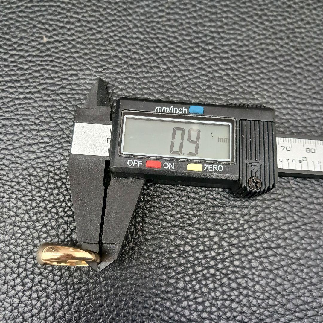 (★B021003) K18 YG リング 指輪 約15-16号 メンズ