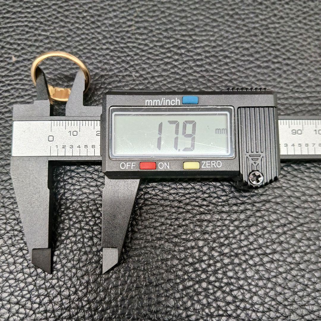 (★B021003) K18 YG リング 指輪 約15-16号 メンズ