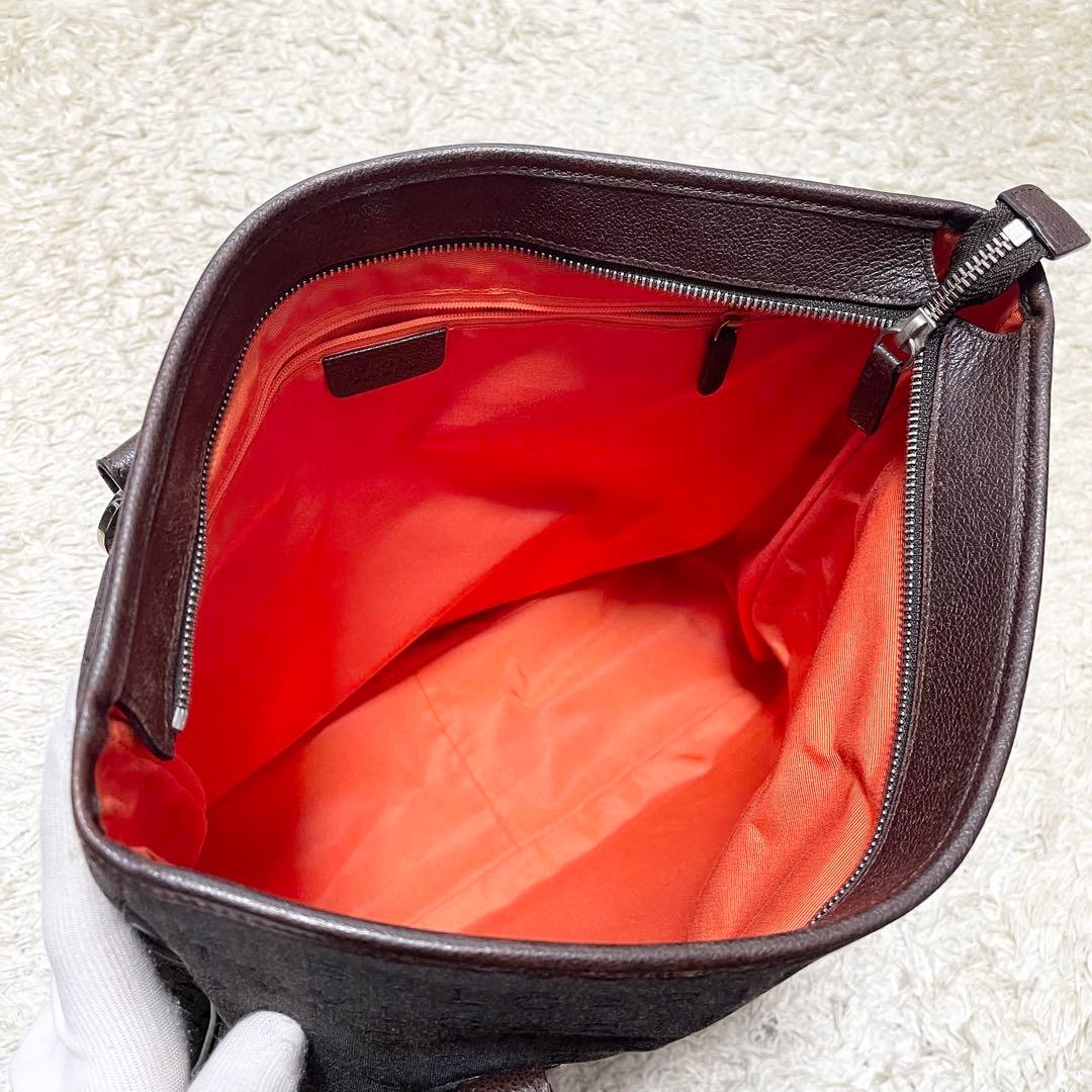 【A4可】BVLGARI トートバッグ　レザー　キャンバス　ロゴマニア　ロゴ金具