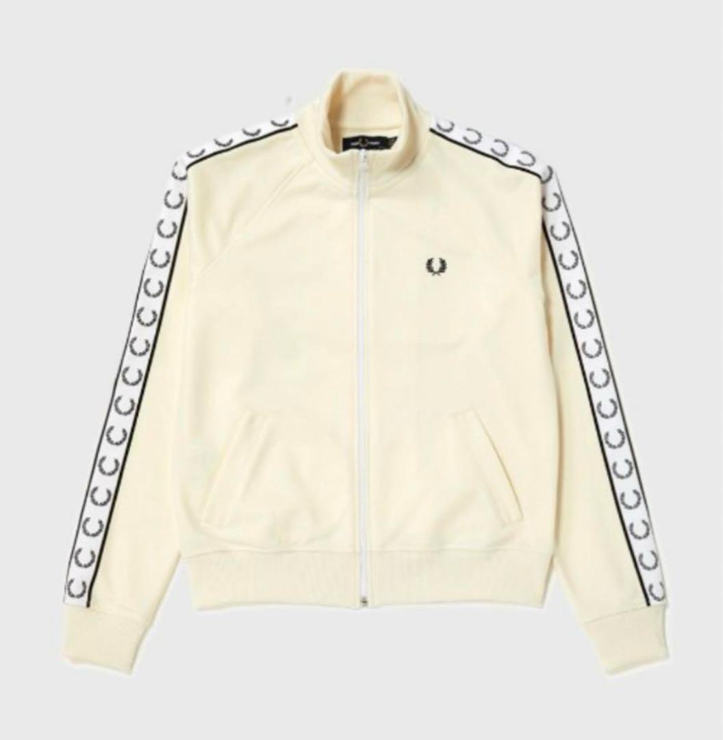 FRED PERRYフレッドペリー　トラックジャケット　ベージュ　サイズ10