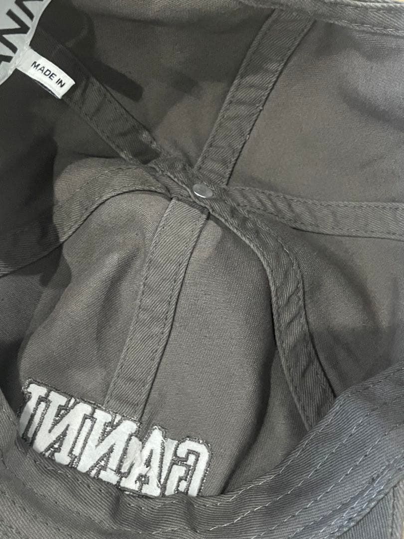 みーみー　GANNI（ガニー）　Cap Hat フロストグレイ