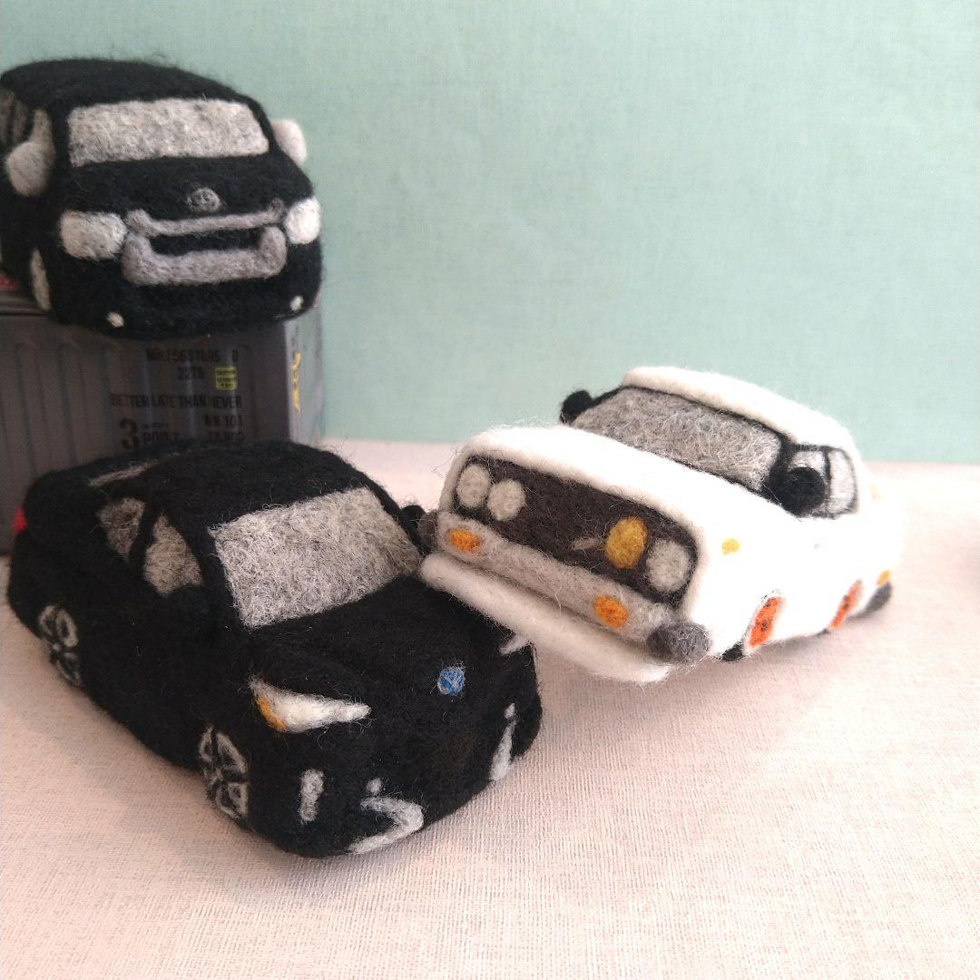 ※あんこページ※羊毛フェルトで作る車※