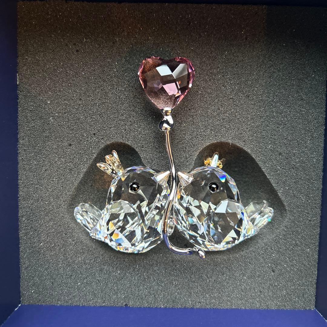 スワロフスキー　小鳥　置物　SWAROVSKI 小物　インテリア　クリスタル
