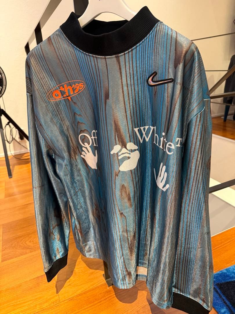 off white NIKE サッカーシャツ Mサイズ