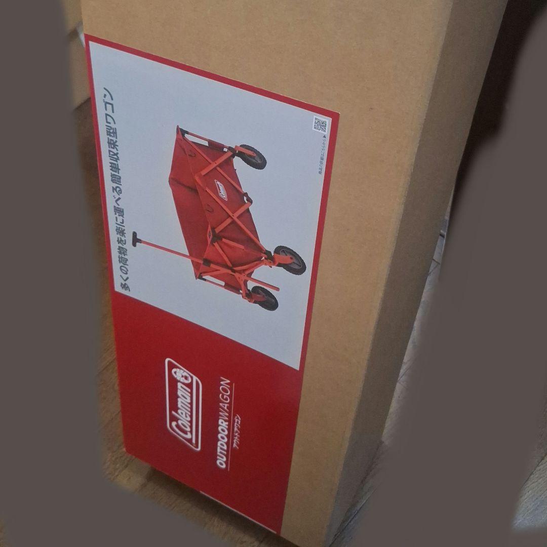 Coleman　アウトドアワゴン　赤　キャンプ用品　避難用品　新品未開封