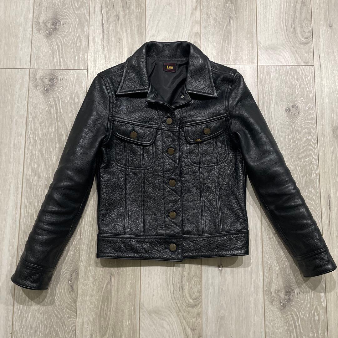 Lee RIDERS 本革 レザージャケット ライダースジャケット S 101J