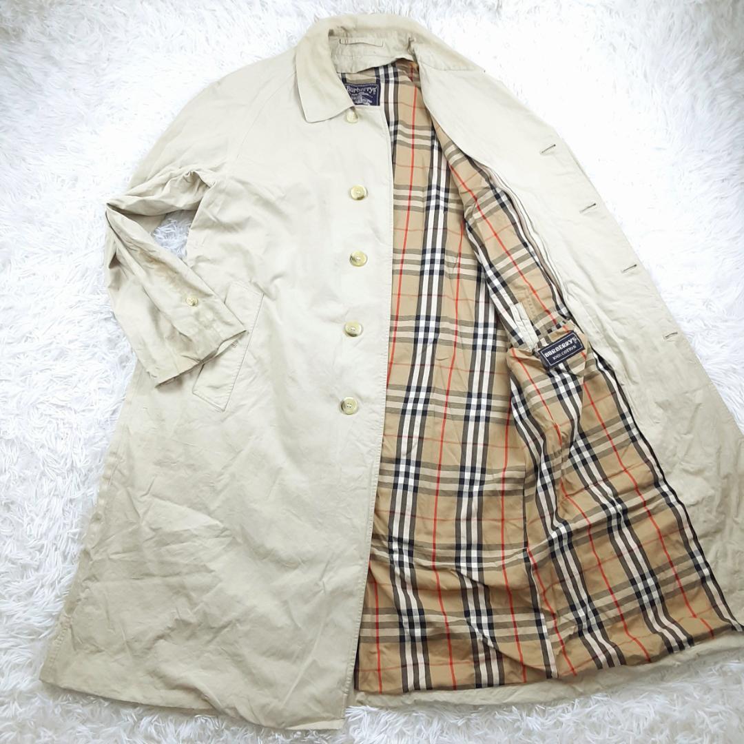 希少◎Burberry's ステンカラーコート ノバチェック 90sヴィンテージ