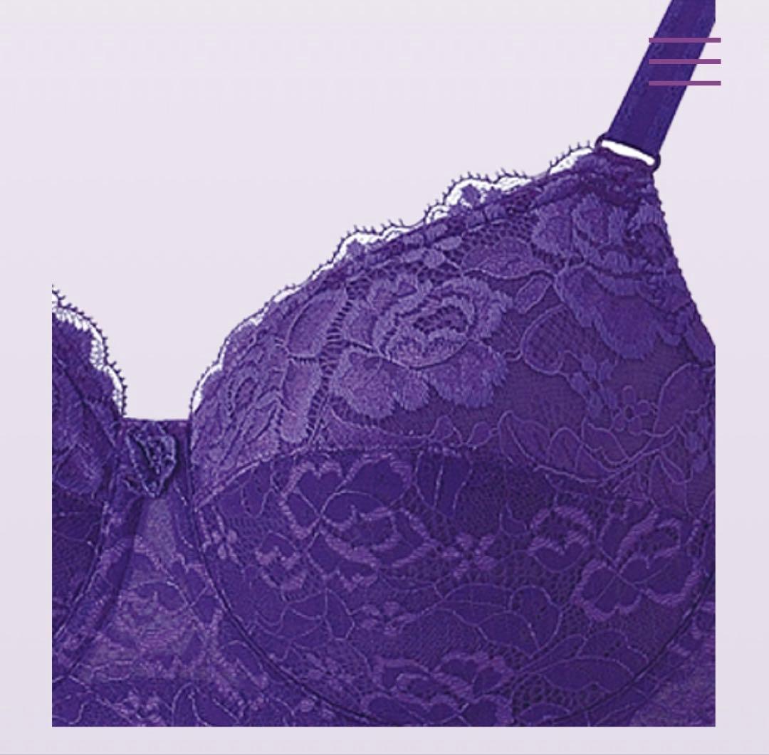 新品未使用　シャンデール　エレガントブラジャー E75 バイオレット