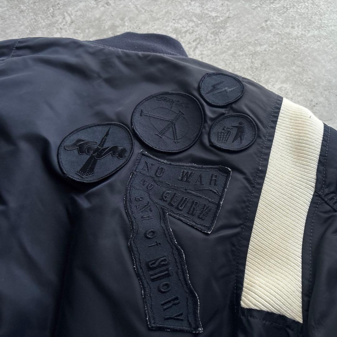 STUSSY×ALPHA×FRAGMENT DESIGN【M】ボンバージャケット