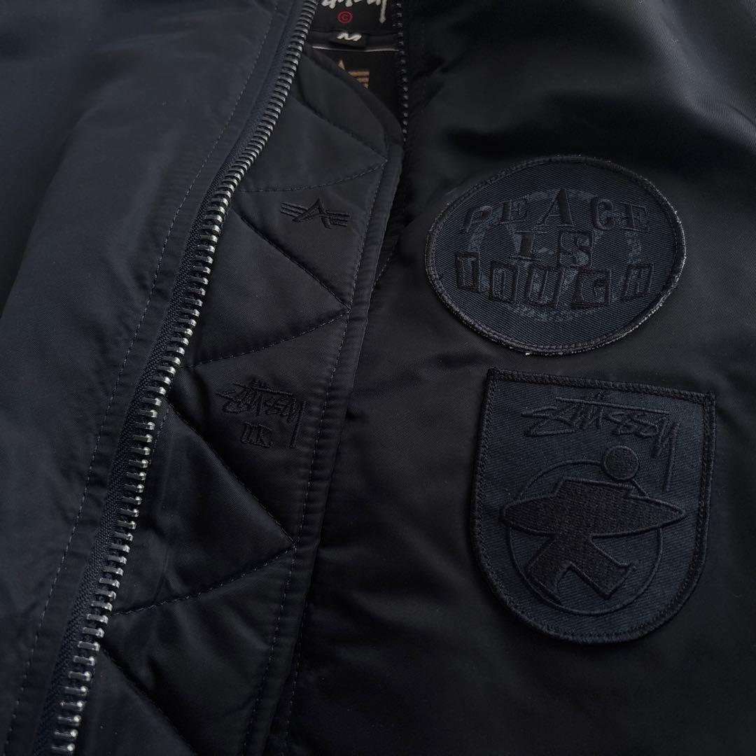 STUSSY×ALPHA×FRAGMENT DESIGN【M】ボンバージャケット