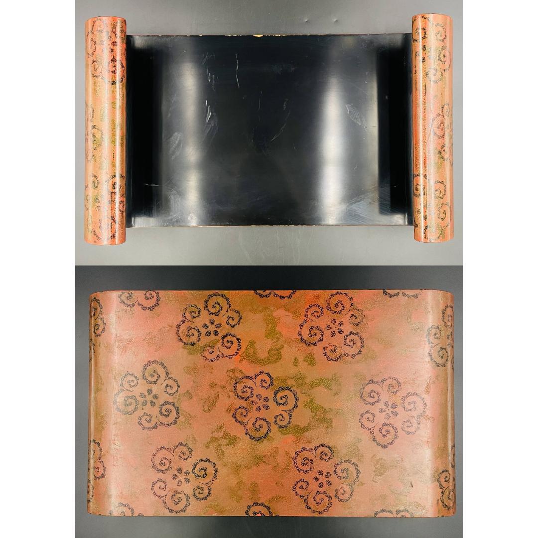 【希少 旧家蔵出し】特大 九谷焼 玉乗り獅子 須栄義 作 高さ49cm