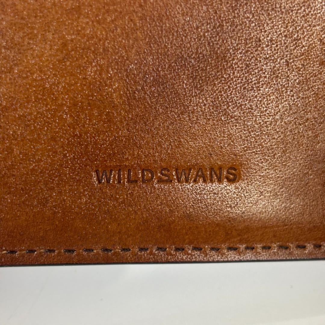 美品 ワイルドスワンズ GROUNDER グラウンダー 折財布 ダークステイン