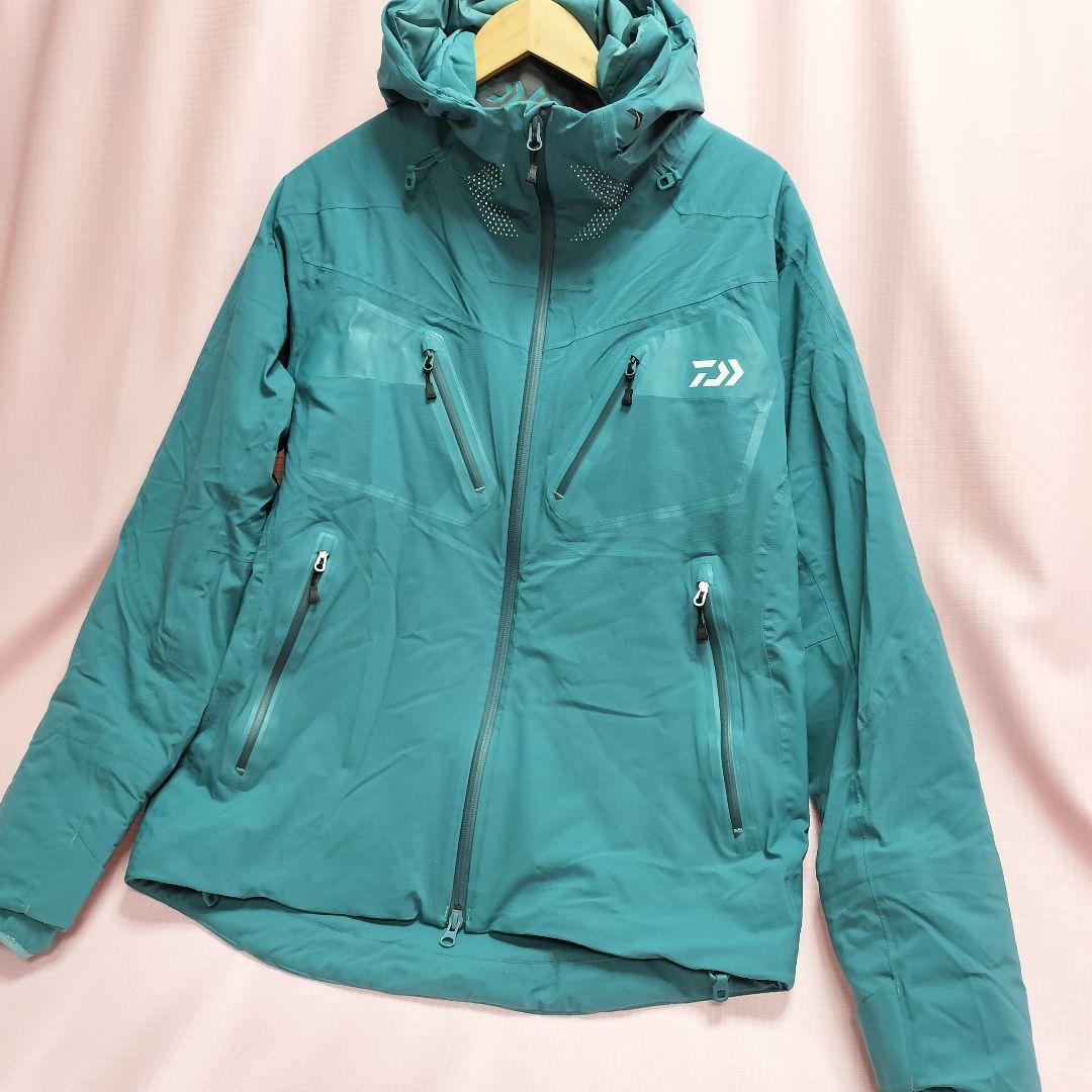 Daiwa ターコイズ フィッシングジャケット 中綿　レインマックス　ダイワ