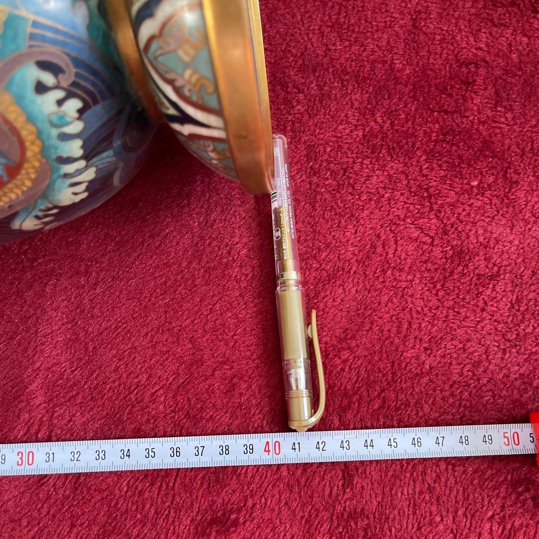 双龍、飛虎➖法蜋彩絵花瓶