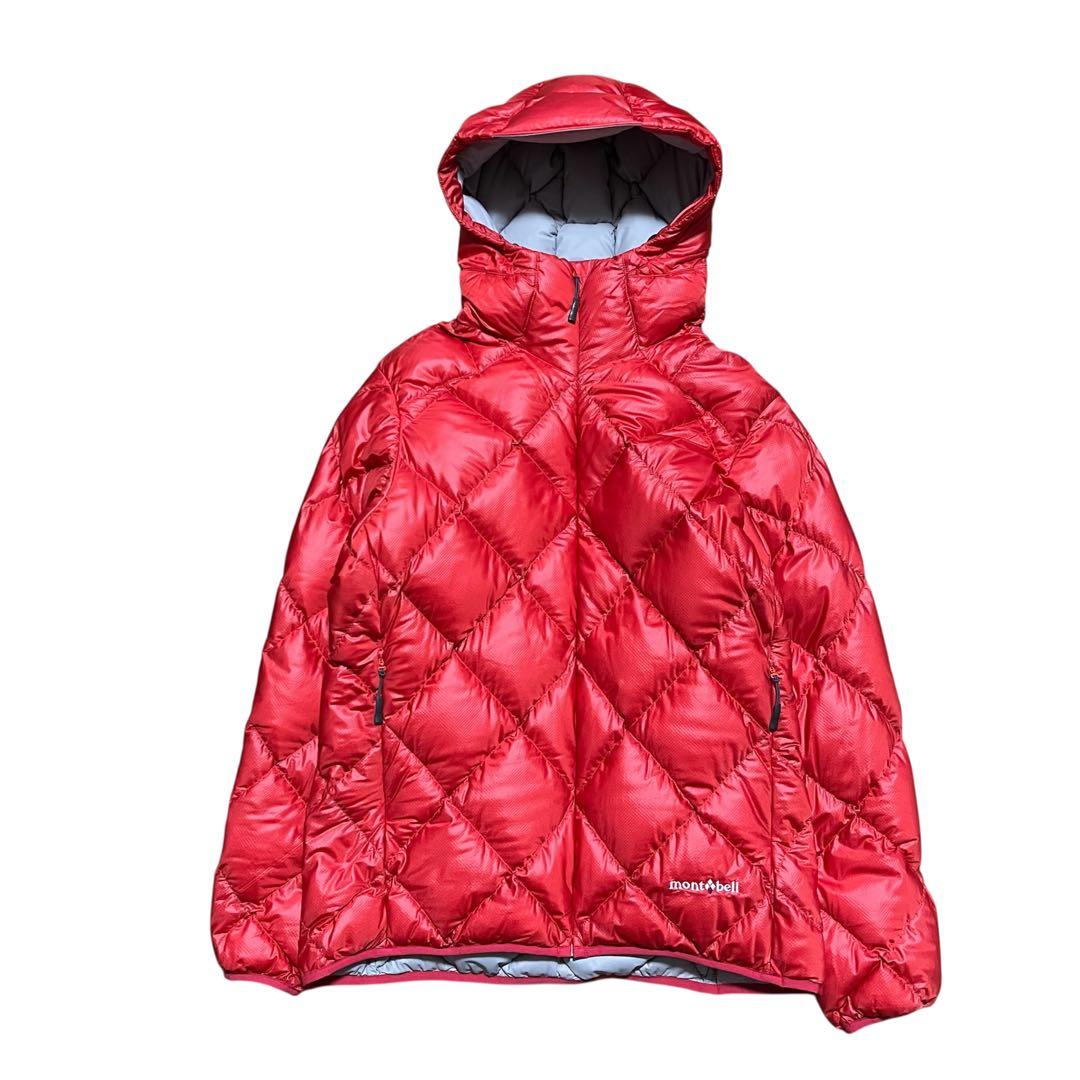 mont-bell モンベル　ライトアルパイン　ダウンパーカ　レッドＬ　レディス