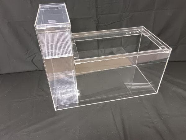 処分品　特価特価　アクリル製　L型ドライ＆サンプ槽
