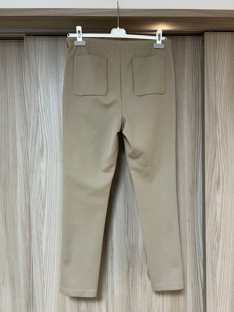 メゾンマルジェラ トラックパンツ ジャージパンツ ベージュ 44 タグ付属