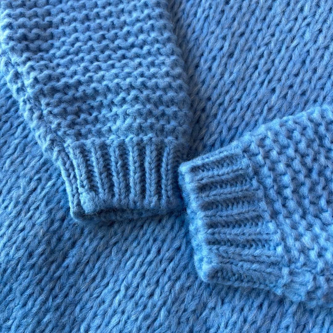 新品タグ付き　ロベルトコリーナ ドロップショルダーニットプルオーバー　チュニック