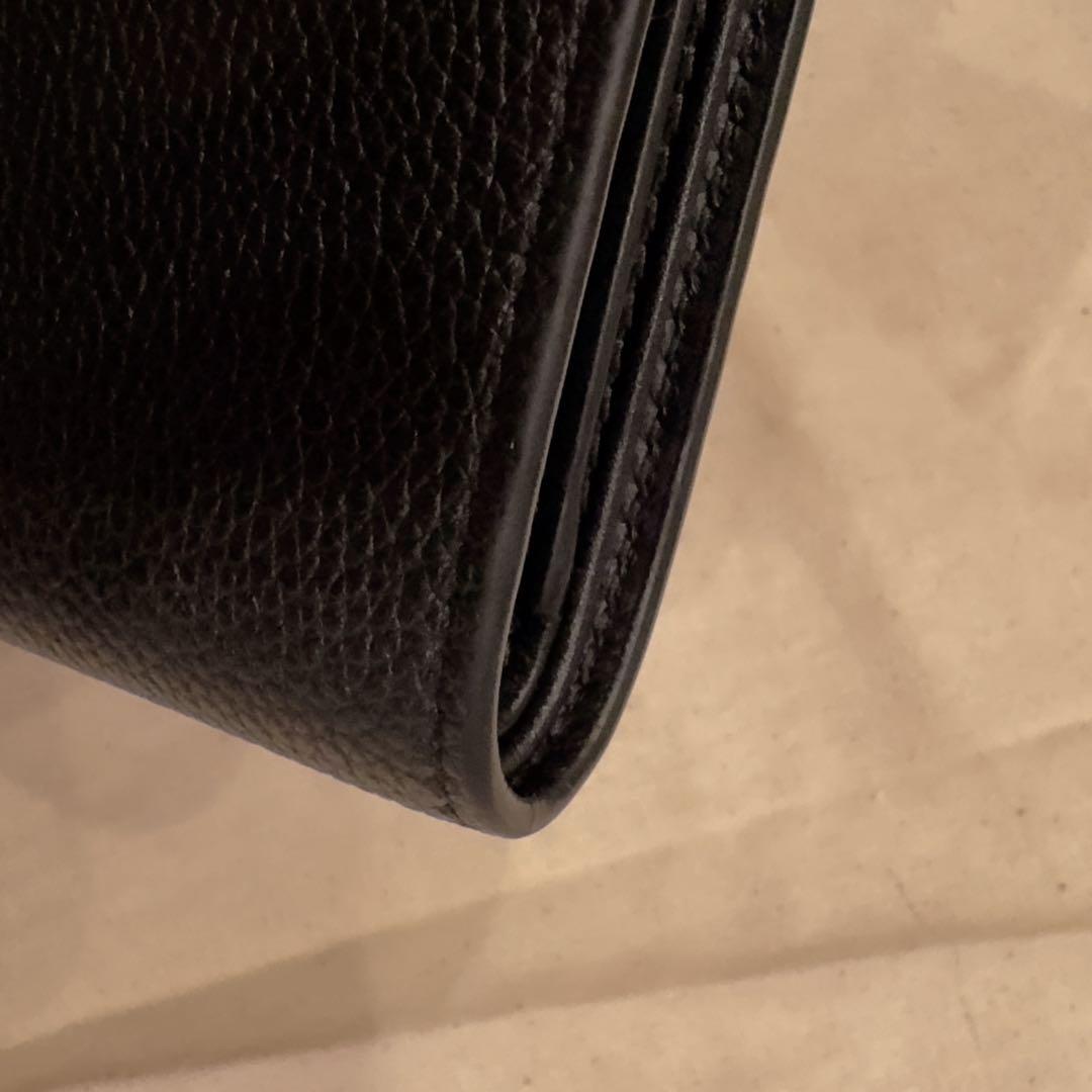 最終価格 極美品 LOEWE ロエベ ブラック 二つ折り財布