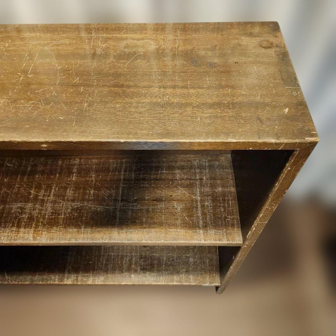 アンティーク　レトロ　木製2段オープンシェルフ♪　ノスタルジック