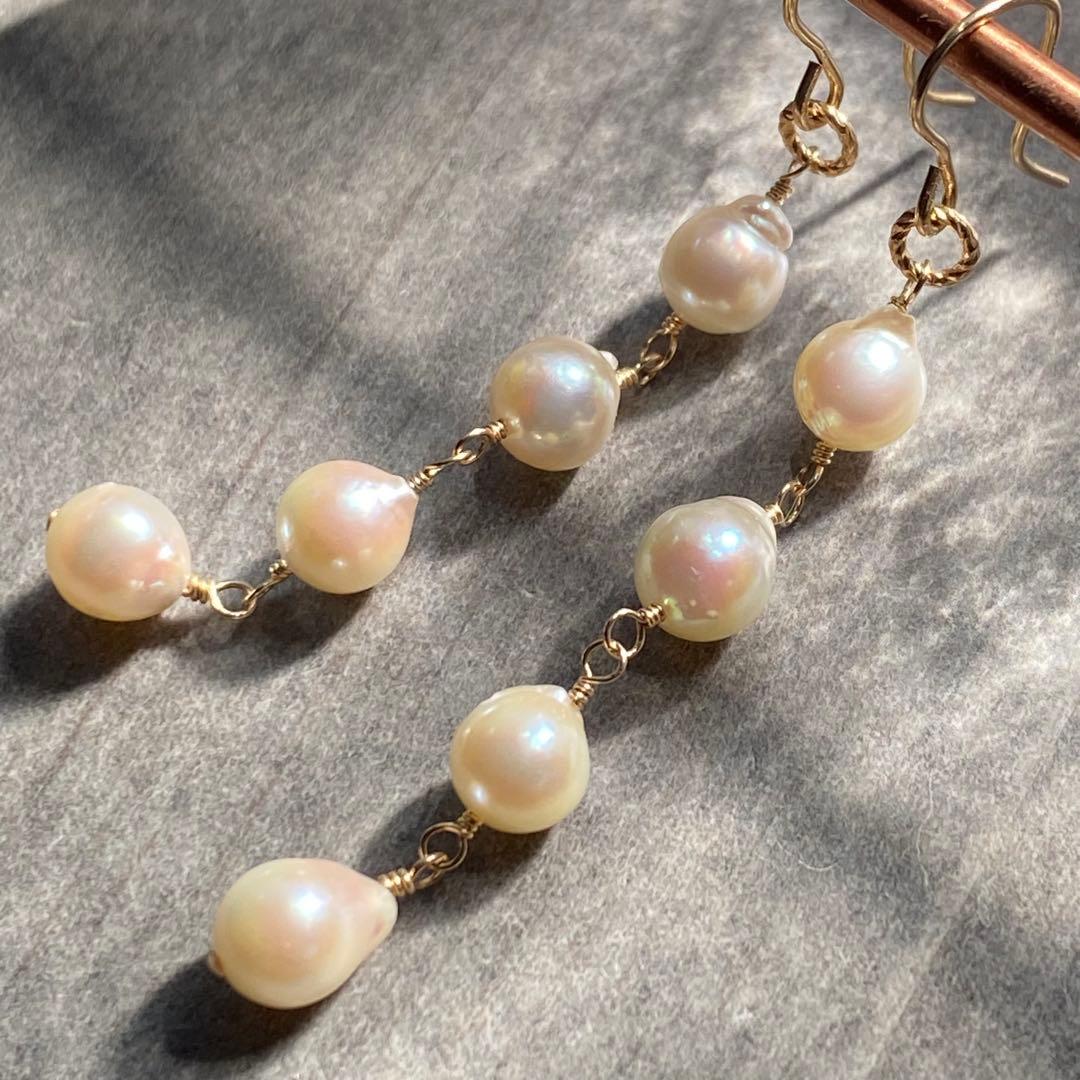 【専用です】アコヤ真珠バロック✴︎14kgfピアスP288 ・他