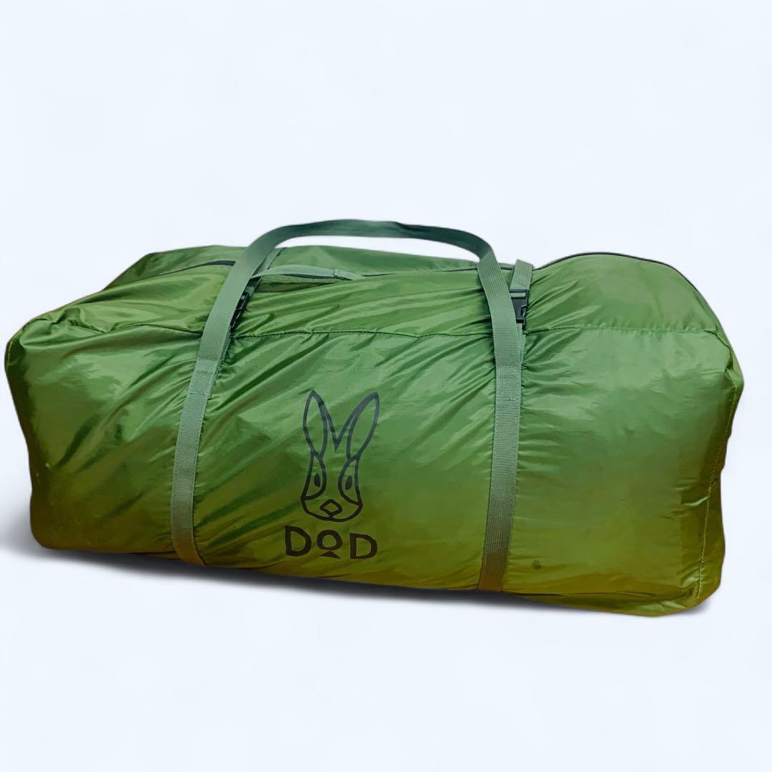 【美品】DOD カマボコテント3M カーキ T5-689-KH 2ルームテント