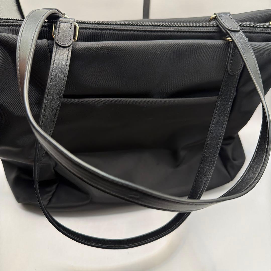 美品 ランバンオンブルー LANVIN en Bleu ショルダーバッグ リボン